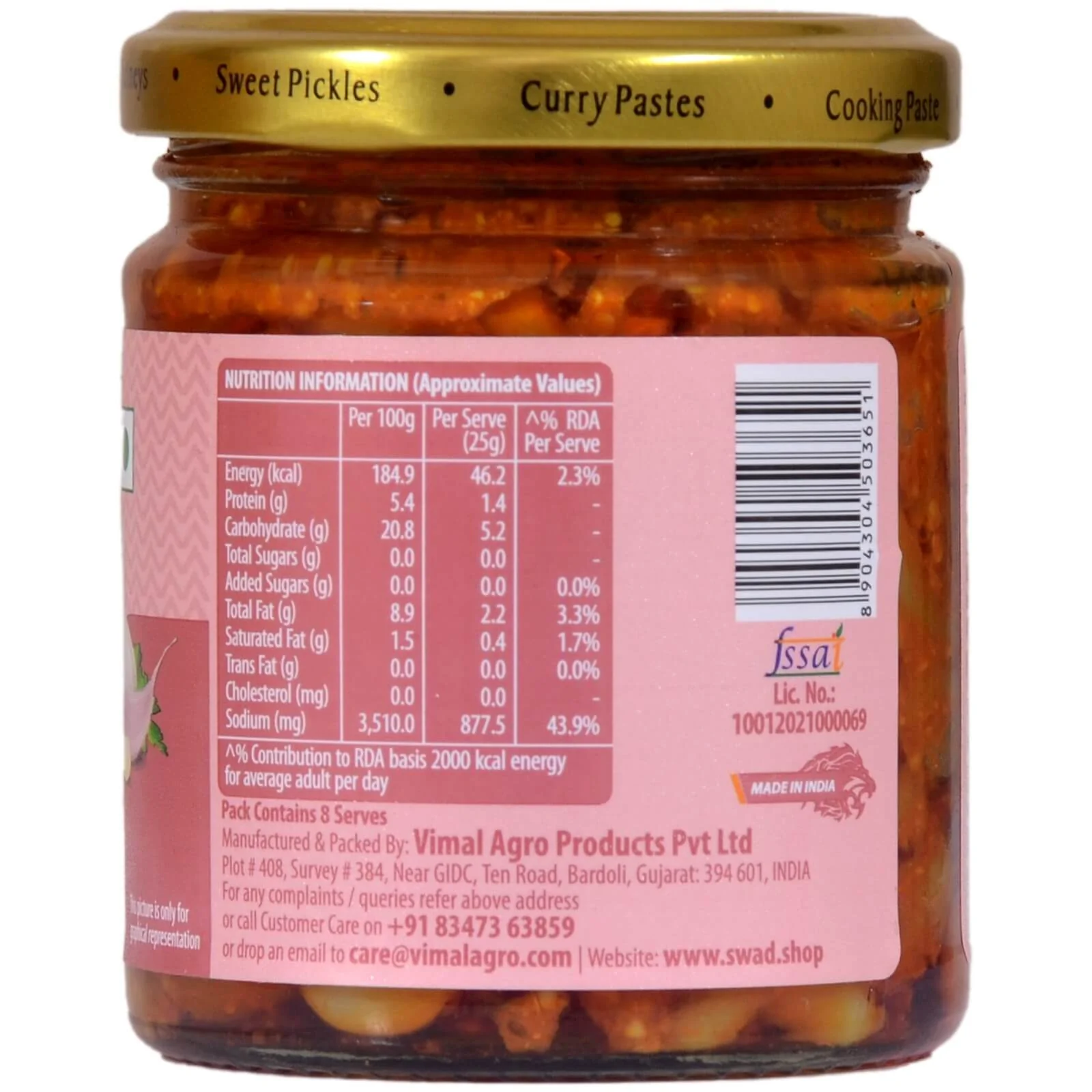 SWAD Combo Pack of Garlic Pickle in Olive| Garlic Pickle| Schezwan Chutney| Rajasthani Garlic Chutney - Image 6