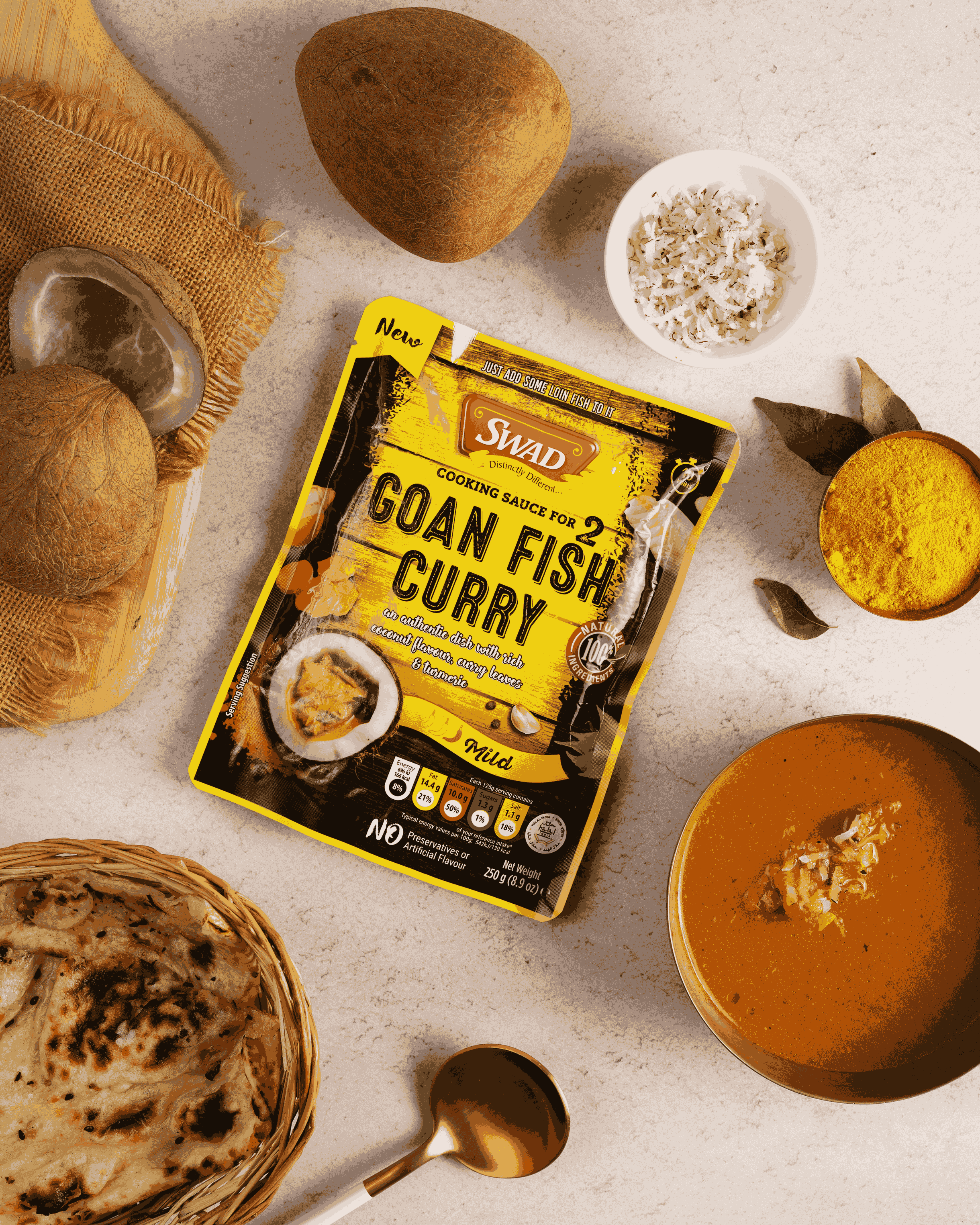 SWAD Goan Fish Curry Sauce 250g ( BUY 1 GET 1 ) - Image 3