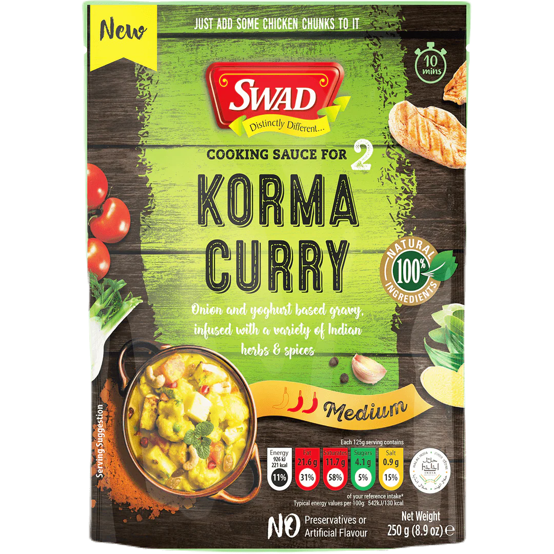 SWAD Korma Curry Sauce 250g ( BUY 1 GET 1 ) - Image 3
