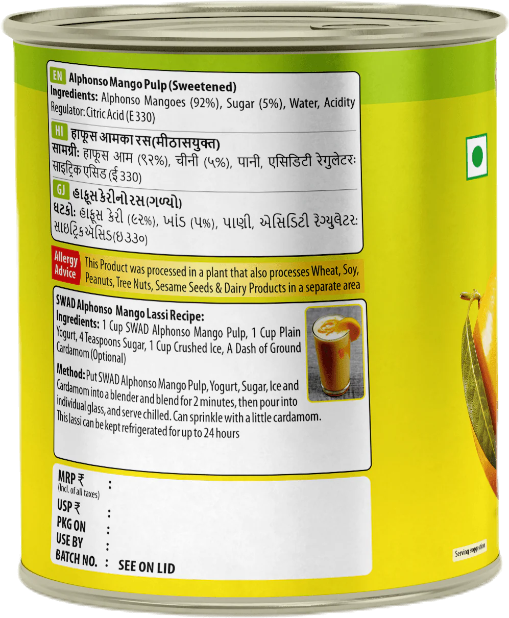 SWAD Alphonso Mango Pulp - Image 9